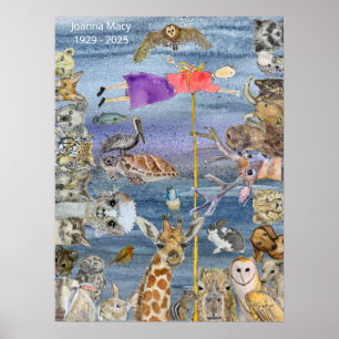 Poster: Joanna fliegt unter den Tieren Poster