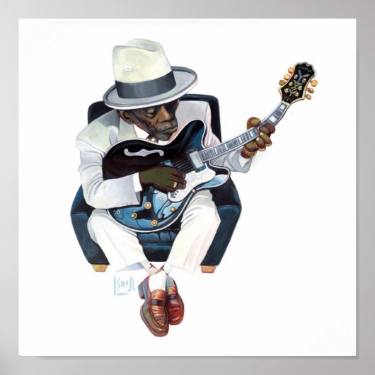 Poster "John Lee Hoooker" (Vorne)