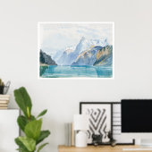 POSTER: JOHN SINGER SARGENT : BAY OF URI POSTER (Heimbüro)