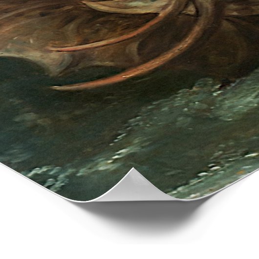 Poster "Jonah and the Whale" (Ecke)