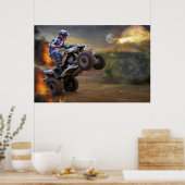 Poster Jump zu Porthole mit deinem Quad Bike (Küche)