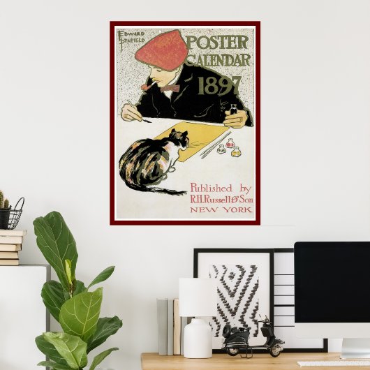 Poster-Kalender 1897 Poster (Heimbüro)