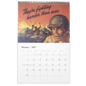 Poster-Kalender 2012 des Weltkriegs Kalender (Feb 2027)