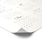 Poster Kalender 2023 PIVOINE - DE (Ecke)