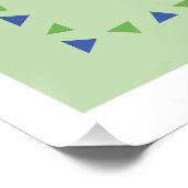 poster kan en vaas met bloemen (Ecke)