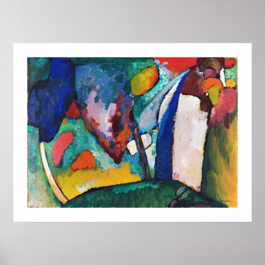POSTER : KANDINSKY : DER WASSERFALL (Vorne)