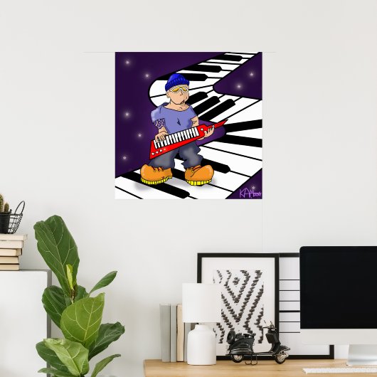 Poster "Keez" - von Kev Moore (Heimbüro)