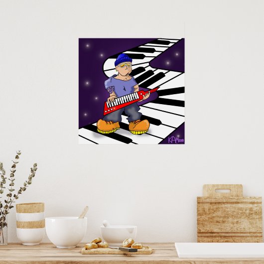 Poster "Keez" - von Kev Moore (Küche)