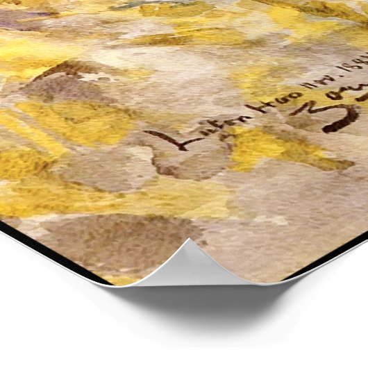 Poster: Kind und Heiliger Bernard: Kunst von Ander Poster (Ecke)