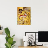 Poster: Kind und Heiliger Bernard: Kunst von Ander Poster (Heimbüro)