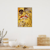Poster: Kind und Heiliger Bernard: Kunst von Ander Poster (Küche)