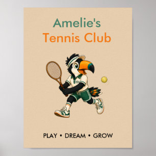 Poster - Kinder Tennisclub Motivationskundgebung