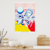 Poster: King's Offenbarung: Trippy Artwork Poster (Küche)