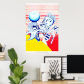 Poster: King's Offenbarung: Trippy Artwork Poster (Heimbüro)