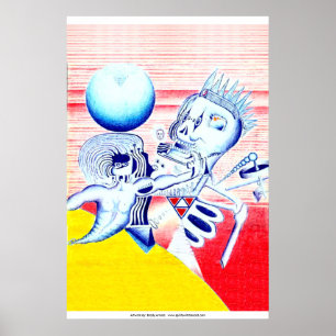 Poster: King's Offenbarung: Trippy Artwork Poster