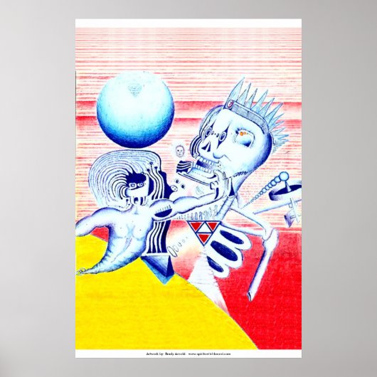 Poster: King's Offenbarung: Trippy Artwork Poster (Vorne)