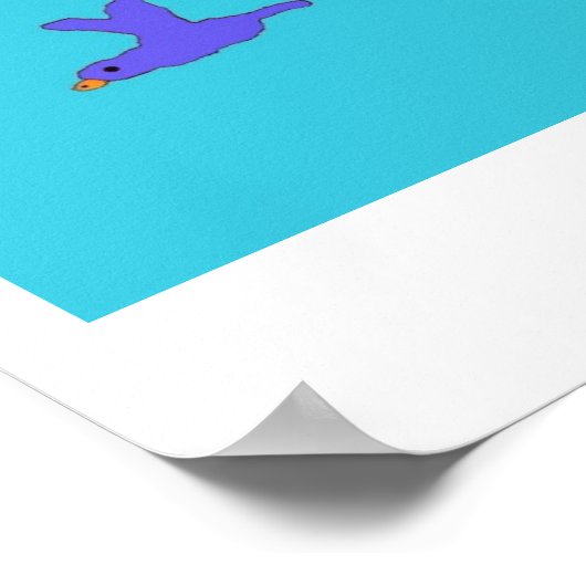 Poster "Klappklappe" (Ecke)