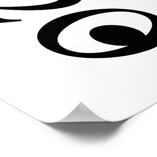 Poster-KLASSE 2020, anpassbar Poster (Ecke)