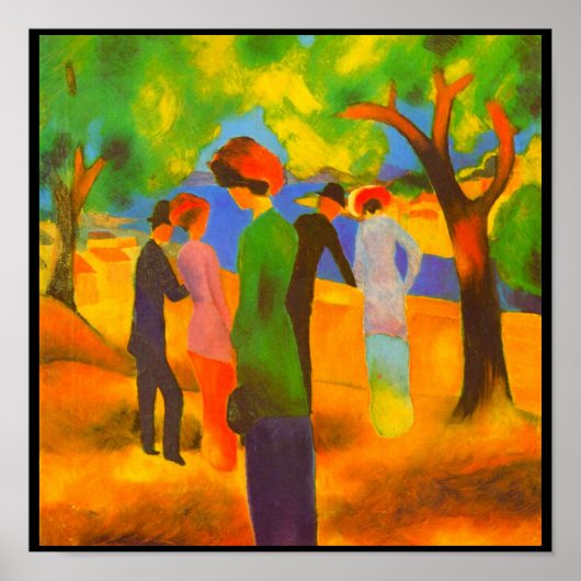 Poster-Klassiker/Vintage-August Macke 9 Poster (Vorne)
