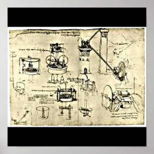 Poster-Klassiker/Vintage-Leonardo da Vinci 18 Poster