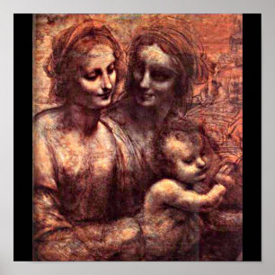 Poster-Klassiker/Vintage-Leonardo da Vinci 1 Poster