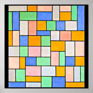 Poster-Klassiker Vintage-Theo Van Doesburg 15 Poster