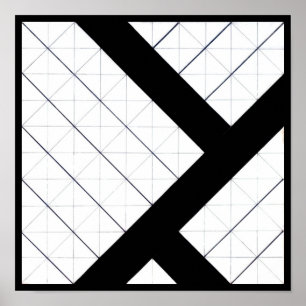 Poster-Klassiker Vintage-Theo Van Doesburg 23 Poster