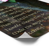 Poster "Kleine Dinge" (Ecke)