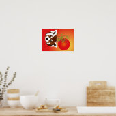 Poster Kleiner Panda (Ailurus fulgens) (Küche)