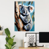 Poster | Koala | Art (Heimbüro)