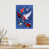 Poster Koi Elegance (Küche)