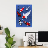 Poster Koi Eleganz (Heimbüro)
