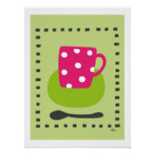 poster kopje met stippen (Vorderseite)