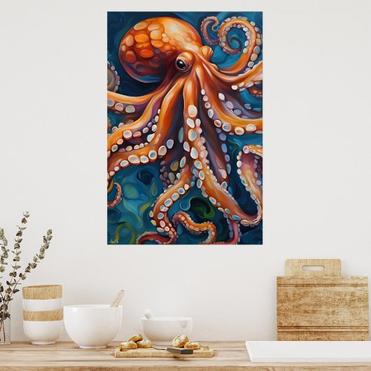 Poster | Kraken | Art (Küche)