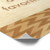 Poster kreieren Ihr eigenes gestresstes Design (Ecke)