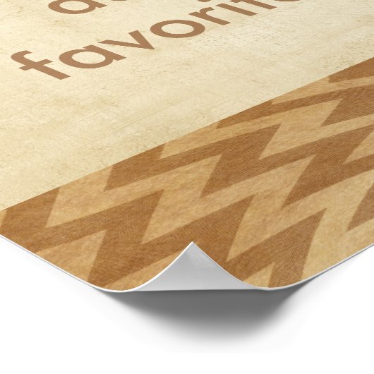 Poster kreieren Ihr eigenes gestresstes Design (Ecke)