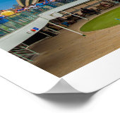 Poster | Kreuzfahrtschiff im Hafen von Sydney (Ecke)