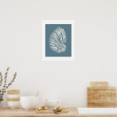 Poster Kunst Muschel (Küche)