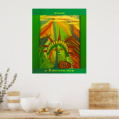 Póster - La Estatua de la Libertad - ¡Hola! Poster (Küche)