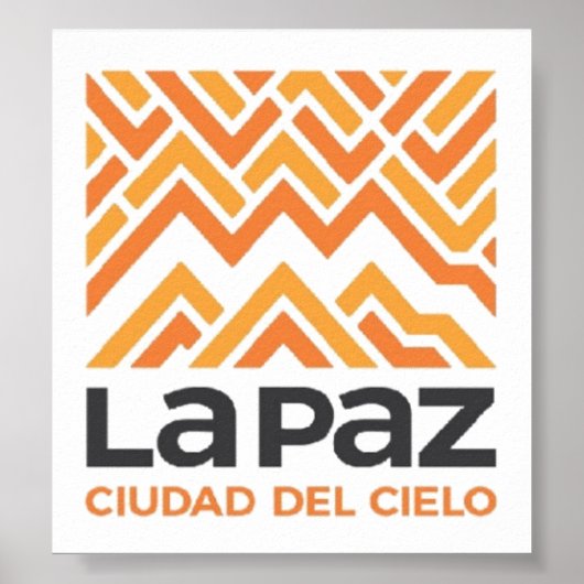 Poster La Paz ciudad del cielo (Vorne)