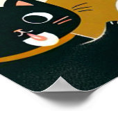 Poster “La petite fille au bubble tea“ (Ecke)