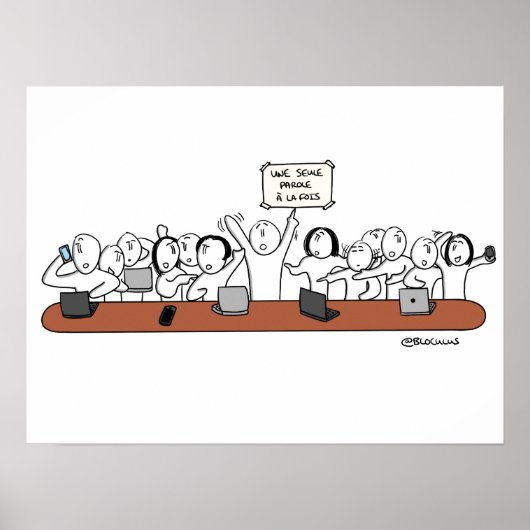 Poster "La scène en entreprise" (Vorne)