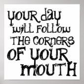 Poster - Lächeln (Vorne)