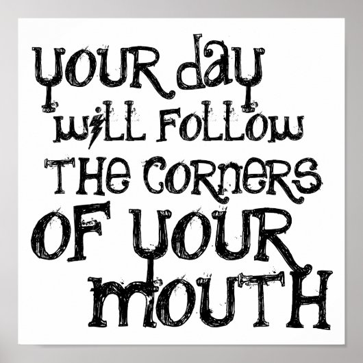 Poster - Lächeln (Vorne)