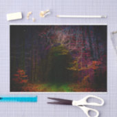 Poster Landschaft Mitternachtswald Seidenpapier (Handwerk)