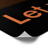 Poster "Lass dein Licht" (Ecke)