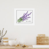 Poster-Lavender Poster (Küche)