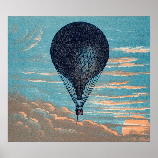 Poster "Le Ballon Hot Air" (Vorne)