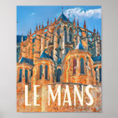 Poster Le Mans Foto (Vorne)