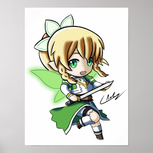 Poster Leafa Chibi (Vorne)